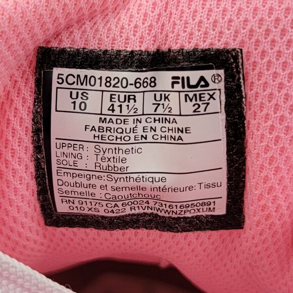 Fila Sandblast Low Iridescent Snake Platform Women's Sz 10 Pink Fashion Sneakers - Picture 2 of 16